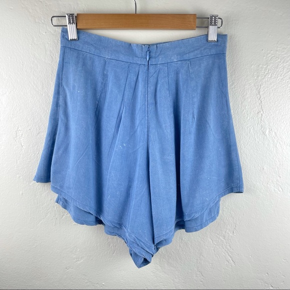 High Waisted Pleated Layered Bali Shorts Small - Picture 3 of 9